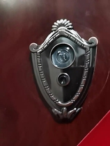 Home anti-theft device surveillance camera cat eye door mirror plugged hole doorbell anti-theft door two-in-one universal old-fashioned