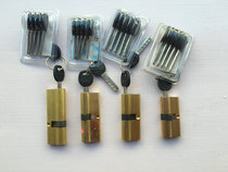 Security door lock core aluminum coated zinc material engineering with lock core 100 up single film without shipping required to be made