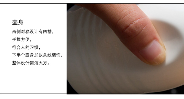 Miyake Tangshan White High Bone Sứ Một nồi Bốn ly Bộ rượu và Sake Chai rượu Rượu ly Rượu hầm - Rượu vang đồ khui rượu