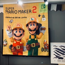 super Mary mario cartoon anime decoration hanging cloth super mario bedroom TV bedside background