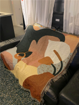 British order Nordic personality creative blanket blanket cover Turkish earrings girl