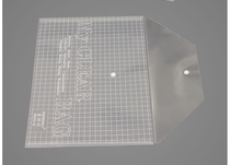 A4 file bag Snap transparent file bag Folder a4 plastic information bag Office supplies file bag