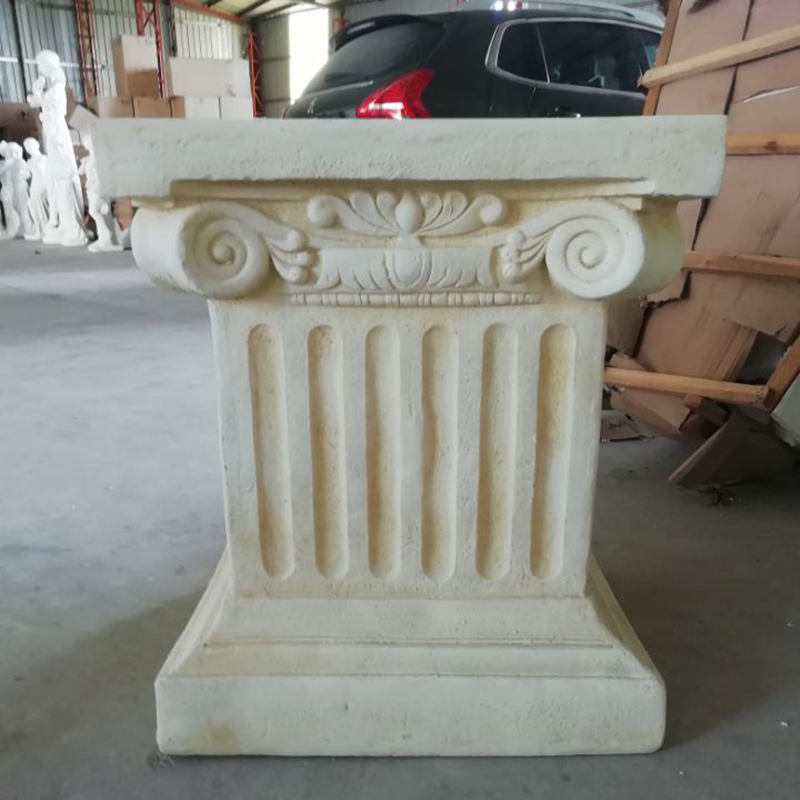 European-Style Sculpture Roman Column Ornaments Indoor Home Decorations Art Garden Balcony Floor-Standing Flower Pot Base