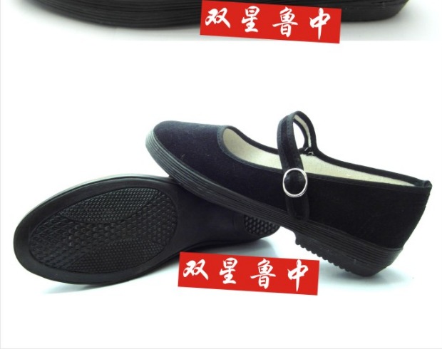 Đôi sao giày vải thể hình giày đen kéo công sở giày nữ giày nhà giày khiêu vũ giày đơn giày phẳng giày converse trắng