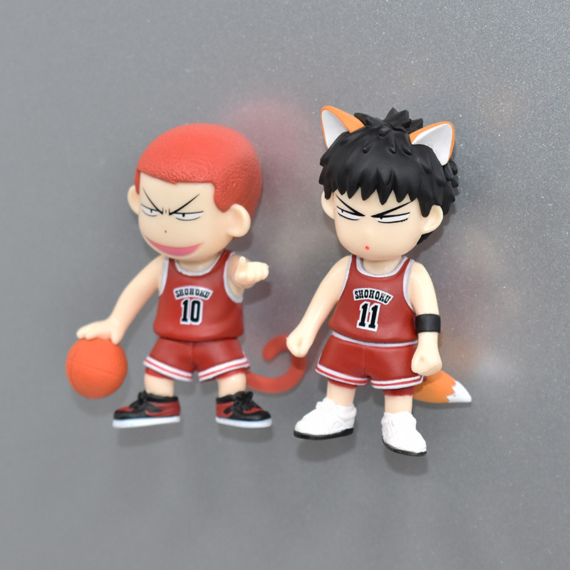Slam Dunk Refrigerator Sticker Japan Sakuragi Flower Road Rukawa Maple Magnet Magnet Cartoon Anime Cute 3D Stereo