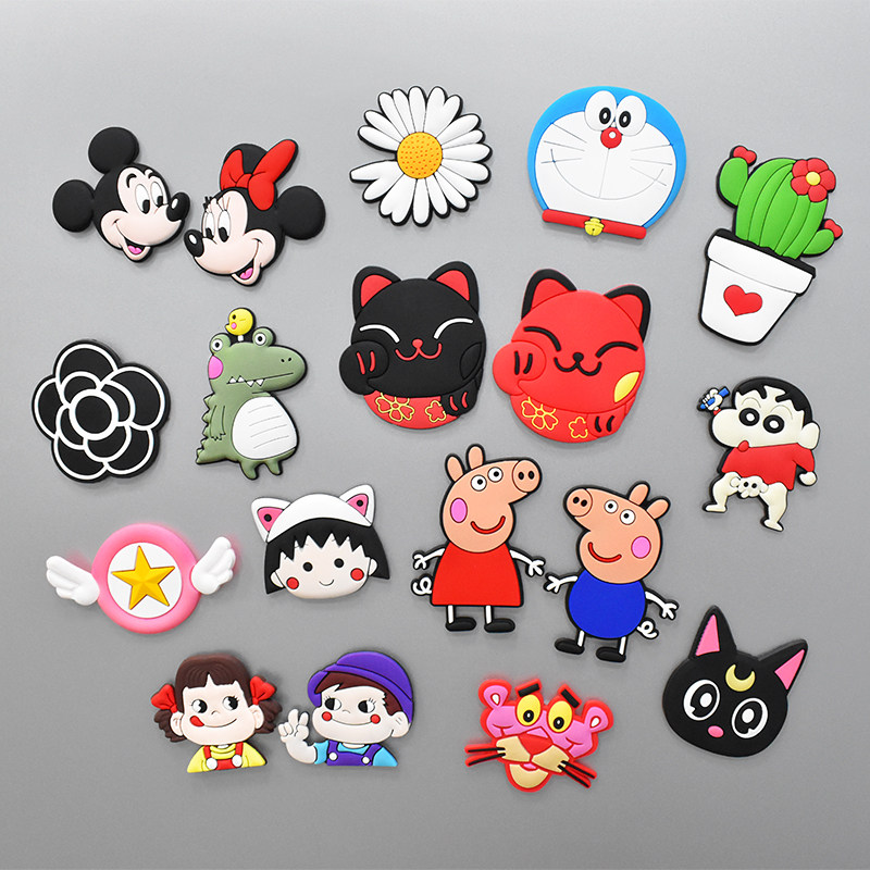 Cartoon cute magnetic refrigerator with creativity Nord in refrigerator decorated magnetic magnetic instructor for 3D stereo magnetic force