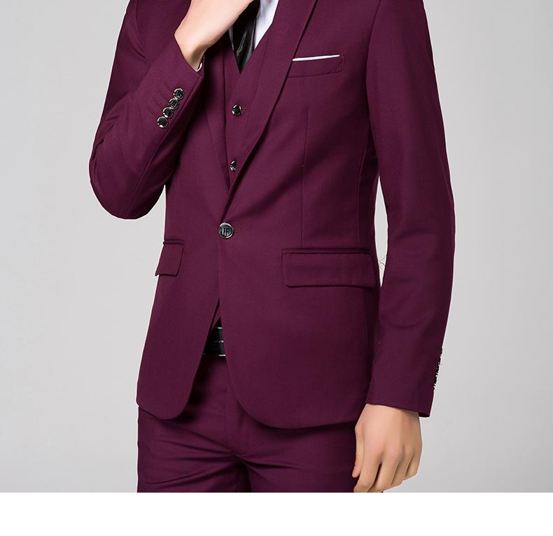 Bộ đồ vest nam ba mảnh mùa hè phiên bản Hàn Quốc của bộ đồ nhỏ tự trồng phù hợp với váy chuyên nghiệp nhất đồ nam đẹp 2021