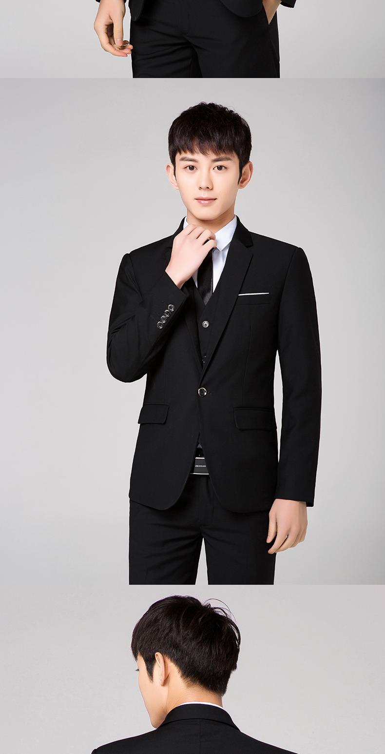 Bộ đồ vest nam ba mảnh mùa hè phiên bản Hàn Quốc của bộ đồ nhỏ tự trồng phù hợp với váy chuyên nghiệp nhất đồ nam đẹp 2021