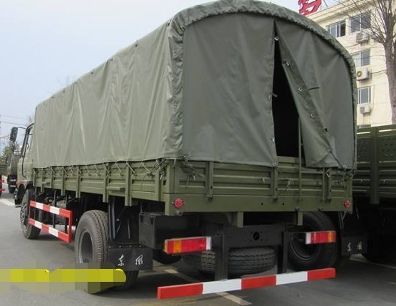 Original Dongfeng Motor EQ1118G tarpaulin with front and rear block cloth three-proof Vinylon fabric