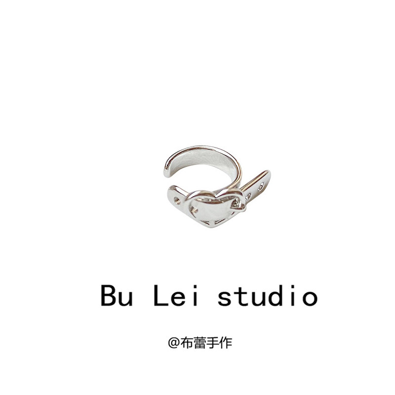 Loving Metal Earbone Clip without ear clip Japan and Japan Small Ear Pendant Earrings Method Lukewarm Wind Dell' S