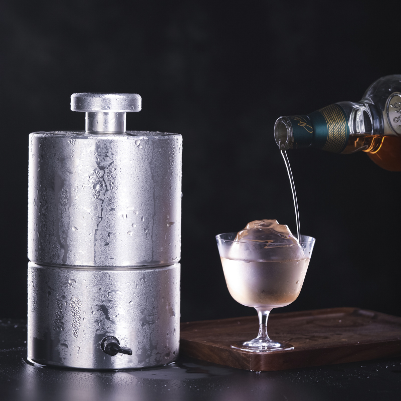 Bar Legend Rose Ice Ball Mold Ice Cube Pressing Machine Whiskey Large Ice Ball Maker Ice Ball Machine