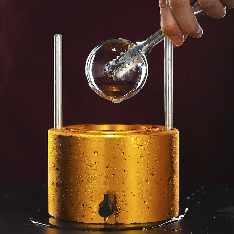 Bar Legend Exports Japanese Round Ice Ball Maker Ice Ball Ice Ball Maker Machine for Quick Large Ice Ball Mold Production