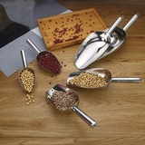 Bar Legend, натуральная утолщенная нержавеющая сталь № 4, лопата для льда, пищевая лопата, лопата для риса, лопата для муки, лопата для сахара.