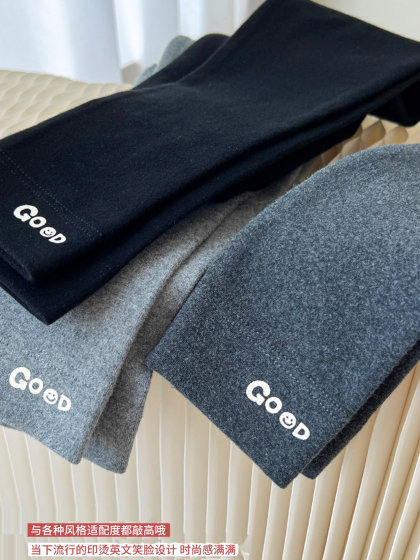 女童裤子春装外穿儿童纯棉磨毛打底裤春季宝宝洋气紧身黑长裤春天