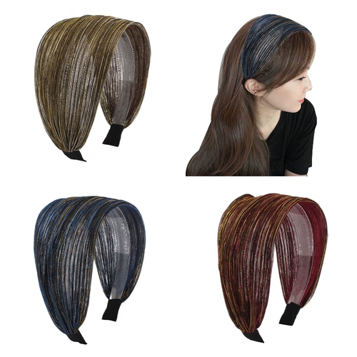 Недавно измельченные волосы с широким краем для волос обруча