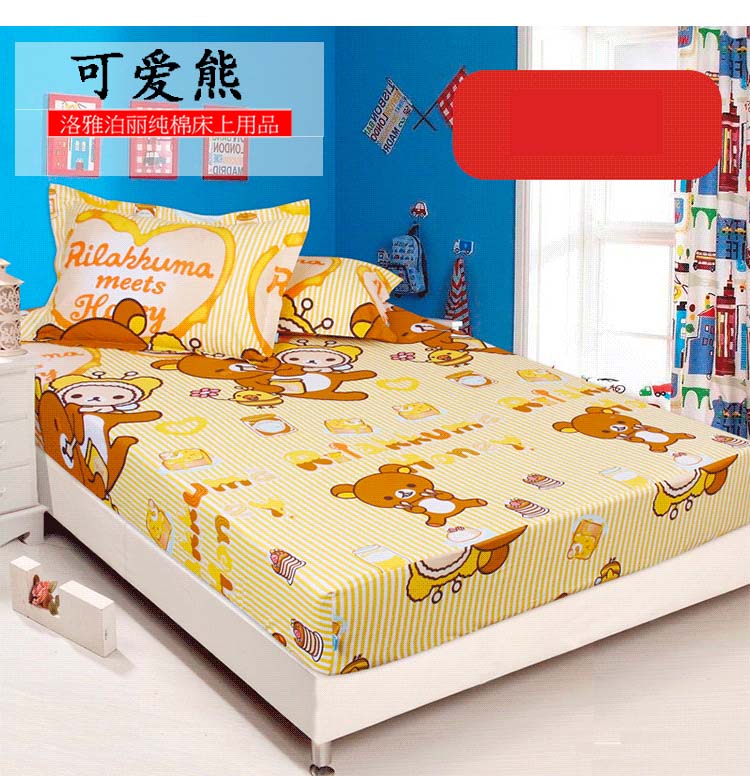 giường Cartoon bông Li mảnh bông không trượt bedspread trẻ em giấc mơ nghĩ tatami mat kích thước tùy chỉnh nệm bìa - Trang bị Covers Ga phủ giường Everon