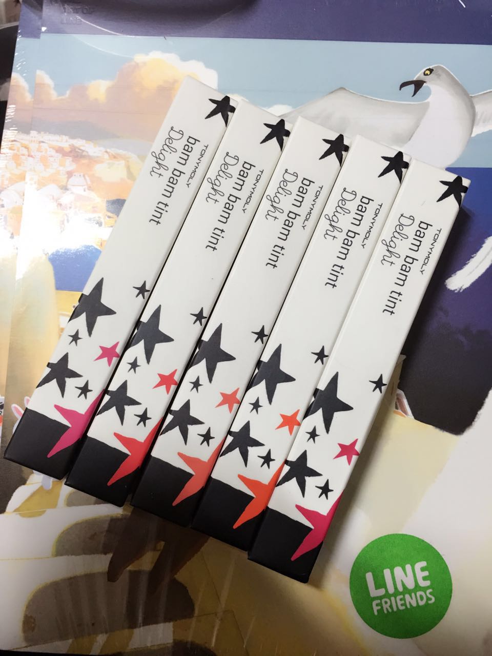 Spot first batch of tonymoly Enchanted Forest delight bam tint double head dyed Lipstick Lipstick stick