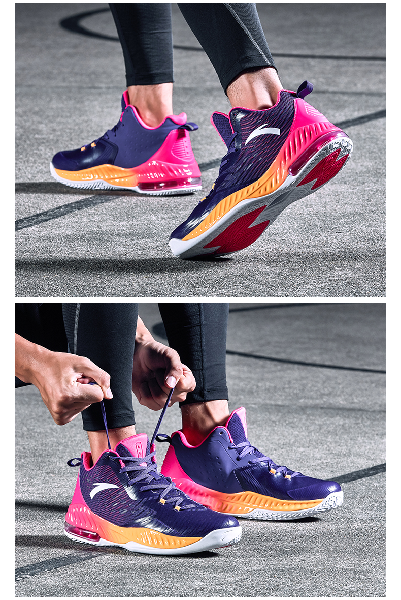 Anta giày nam giày bóng rổ 2018 mùa hè mới cao-top sneakers hấp thụ sốc mặc đệm trò chơi bóng rổ giày thể thao giá rẻ