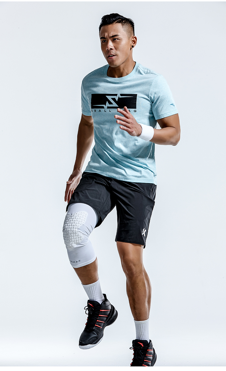 Áo ngắn tay nam Anta 2018 hè mới thể thao giản dị đan áo thun mỏng cho nam áo len 15821155 áo ba lỗ tập gym nam