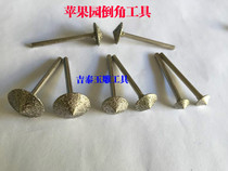 Anti-C3 turquoise Jade ball Apple round Chamfering tool straw hat shaped diamond Jade grinding needle grinding head