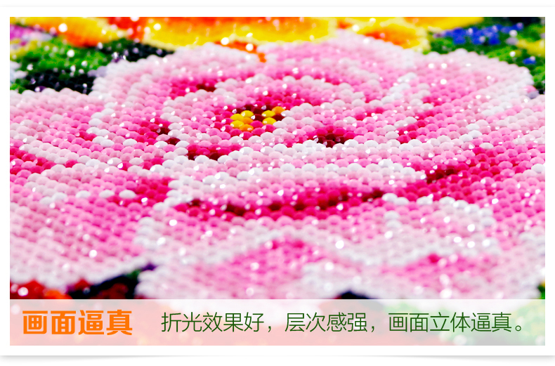 2019 mới kim cương thêu khâu phòng khách kiếm tiền chảy khoan điểm dán kim cương vẽ bức tranh phong cảnh đầy đủ vòng kim cương - Công cụ & phụ kiện Cross-stitch tranh thêu đồng hồ treo tường
