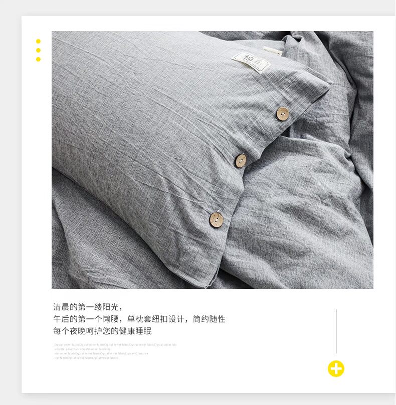Gối cao su cotton gối cặp đôi cotton đôi lãng mạn gối đơn với vải thô cũ công chúa vải lanh - Gối trường hợp gối dành cho bà bầu