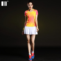 (Quick-drying type)Single and double badminton suit womens suit Quick-drying badminton culottes tennis suit womens suit