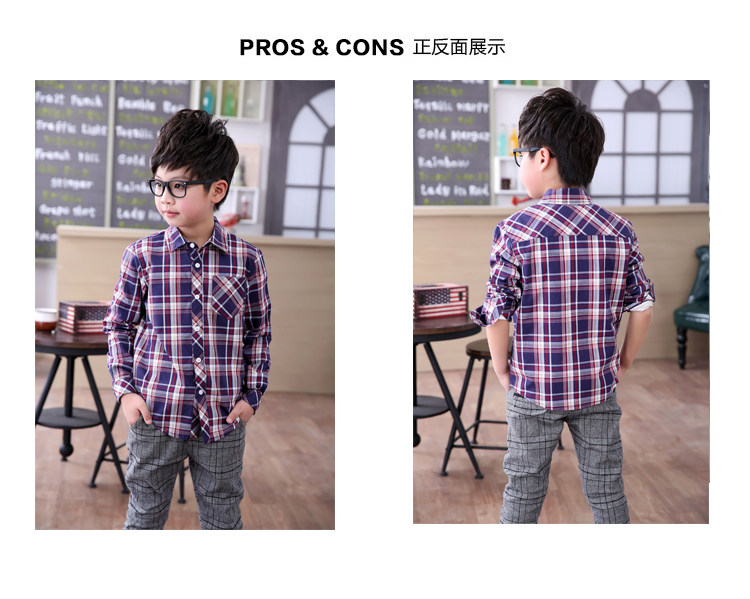 Chemise garcon à manche longue - Ref 2073233 Image 13