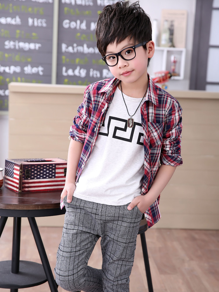 Chemise garcon à manche longue - Ref 2073233 Image 15