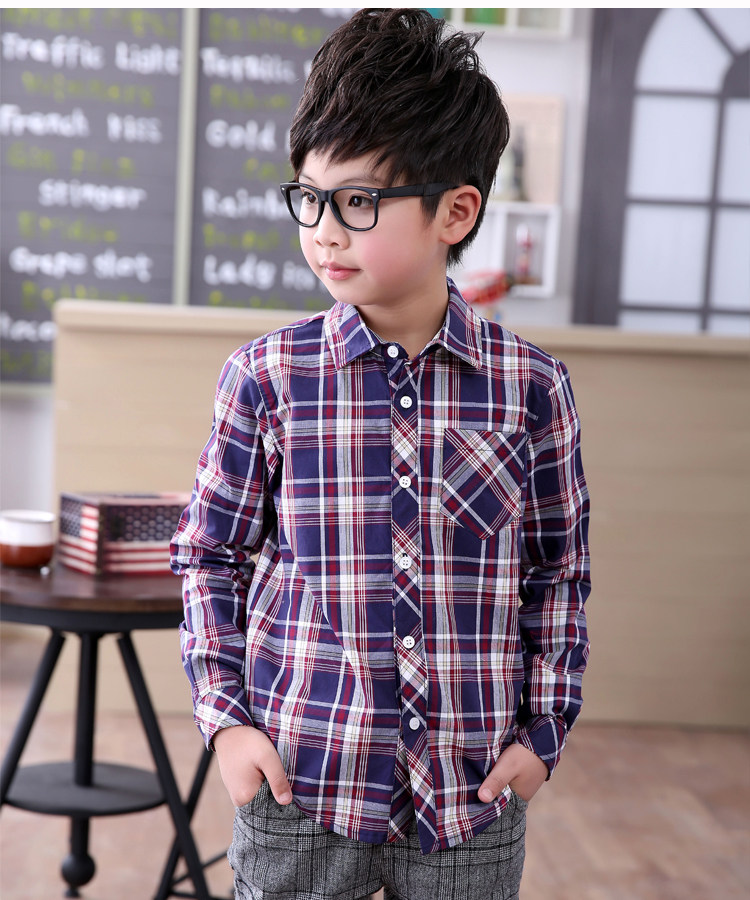 Chemise garcon à manche longue - Ref 2073233 Image 21