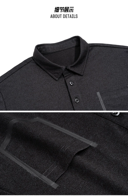 Anta áo ngắn tay nam 2019 mùa thu mới trang web chính thức áo thun chính hãng thoáng khí thoải mái giản dị tay ngắn đơn giản - Áo polo thể thao