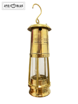 British brass mine lamp JFEIBLUE imported outdoor camping retro atmosphere portable to carry out old wind camp kerosene lamp