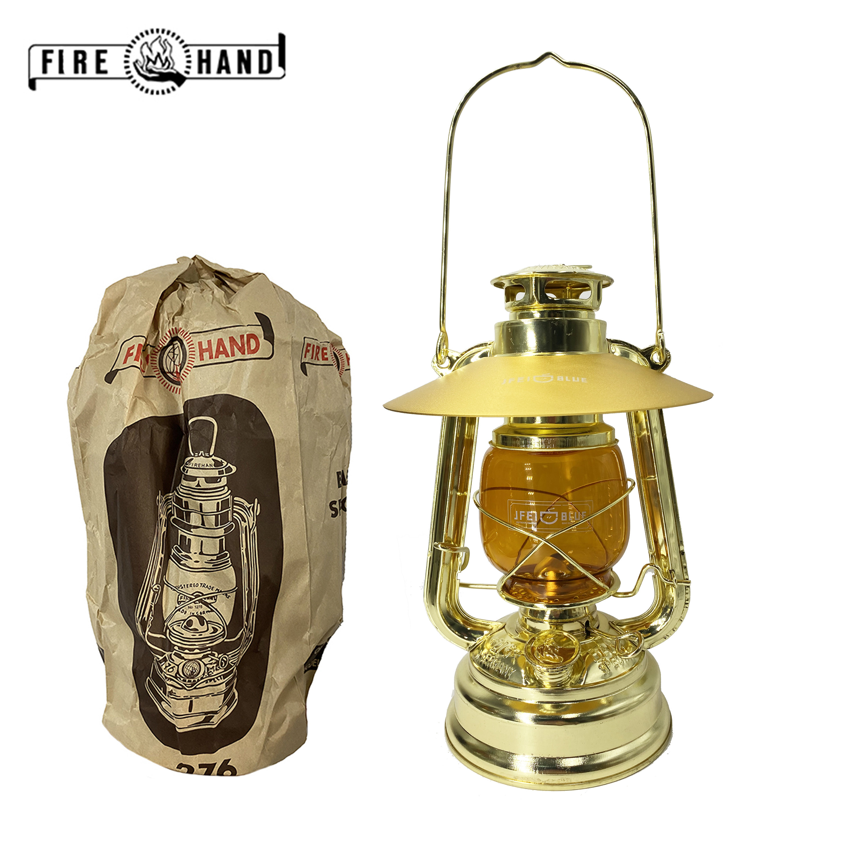 Domestic Fire Man exports German FeuerHand 276 Flame Lamp Old - style kerosene Lamp Camp Oil Lamp Set