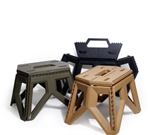 Japan B C L same outdoor camping tactical style portable folding plastic chair fishing stool park beach chair