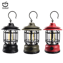 Outdoor Retro Lights Camping Lights Camp Lights Hanging Portable Emergency LED Lighting Battery Lights Portable Camping Lights