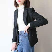 Blazer women design sense niche 2021 autumn and winter New Fashion temperament lace crocheted small suit jacket women