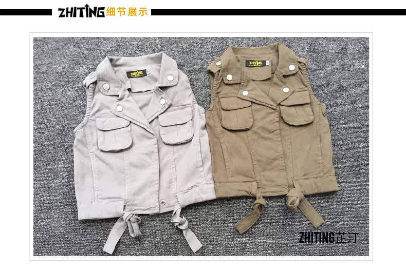 Gilet garcon &AMP en Toile de coton - Ref 2067220 Image 21