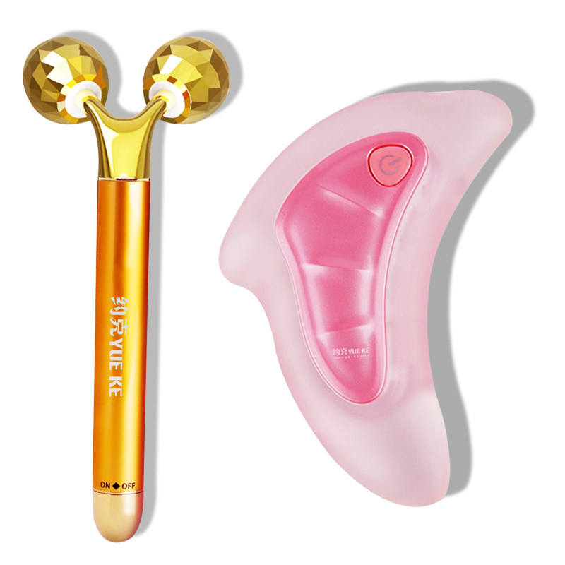 Face massager small v face instrument female rolling lifting tightening ...