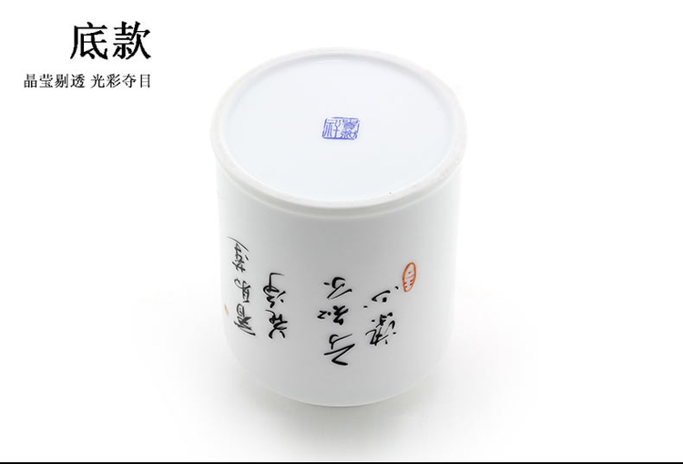 Jing DE and auspicious hand - made up with caddy fixings jingdezhen ceramic POTS of tea gift packing box medium size pot