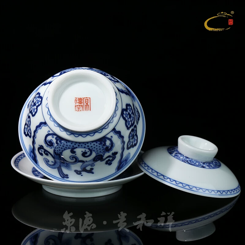 Дуэт чаши и чаша чайной посуды Jingde Town Jingde Teaware Чайная стальная чаша Чайная чашка