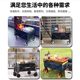 Stall trolley folding table sausage display rack outdoor camping shopping picnic trolley night market stall special