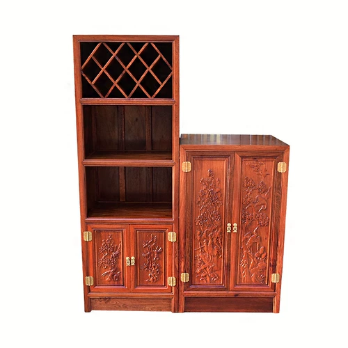 Myanmar Rosewood, резное шкаф для хранения винный шкаф Шкаф китайский физический шкаф