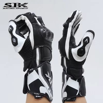 Real-Xin Taiwan SBK Knights gloves motorcycle racing locomotive gloves Carbon fiber anti-fall SB-II