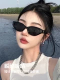 Складные солнцезащитные очки для женщин 2024 Новые солнцезащитные очки для кошачьих глаз маленькие солнцезащитные очки