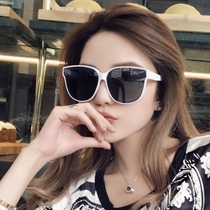 2020 new Korean version tide white border Zhou Yangqing sunglasses female ins shake sound net red retro sunglasses street shot