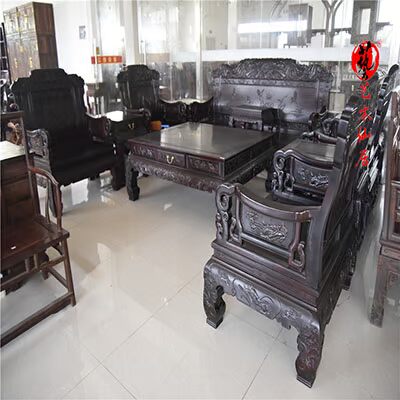 Sofa Lotus Throne 11 mảnh Set Sofa Redwood Sofa phòng khách - Bộ đồ nội thất noi that thong minh