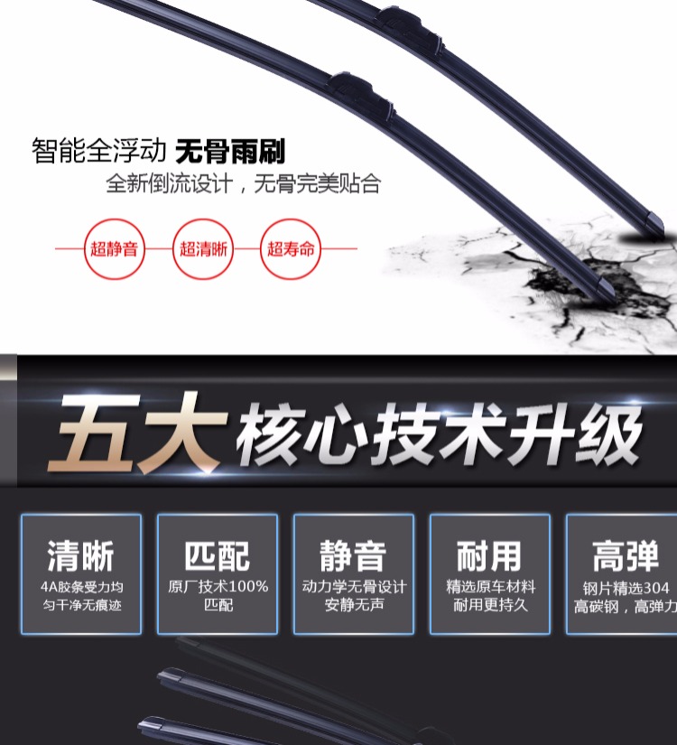 Changan Benben mini gạt nước đặc biệt Benben EV cần gạt nước không xương Benben LOVE - Gạt nước kiếng cần gạt mưa ô tô vios