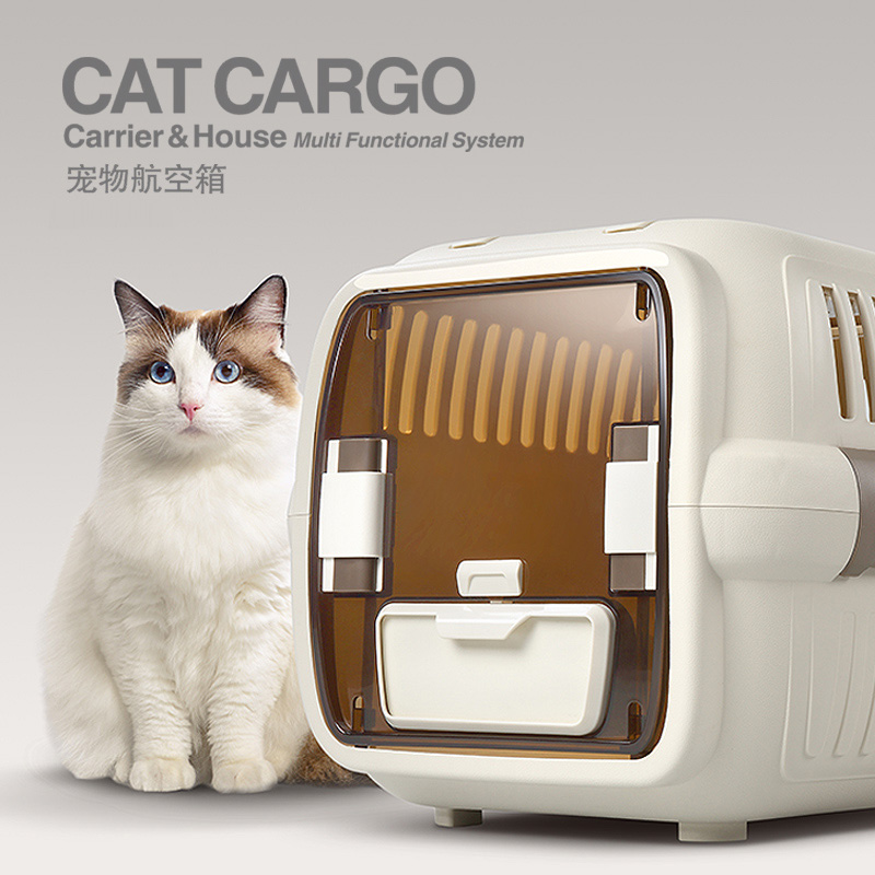 宠物航空箱猫咪外出箱手提猫笼子便携空运托运箱旅行箱猫窝