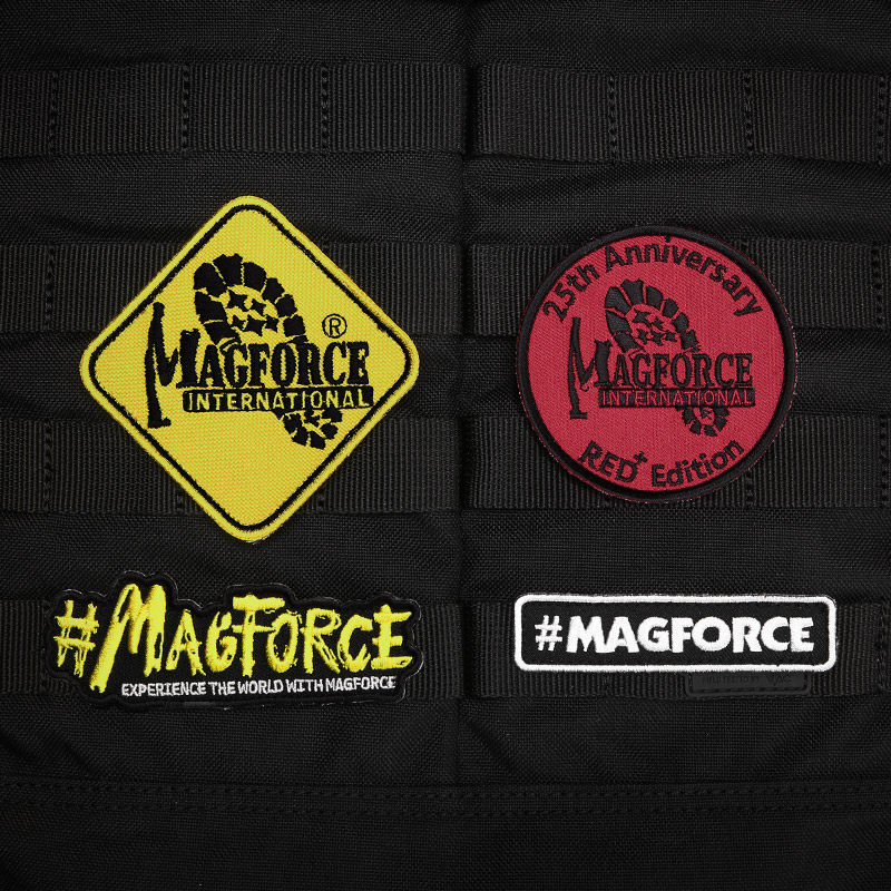 Outdoor military fans personality creative rubber sticker Taiwan MagForce McGalls armband backpack embroidered velcro