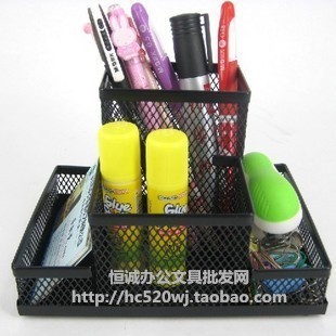 Metal Mesh Creative Pen Holder Rack Socket Storage Desktop Multifunctional Combination Pen Holder